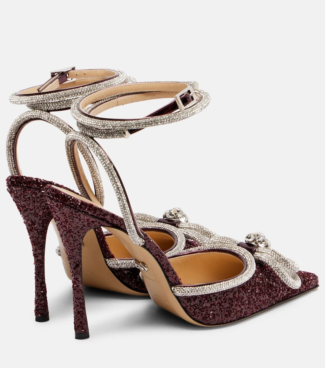 Mach & Mach - Double Bow 110 embellished pumps