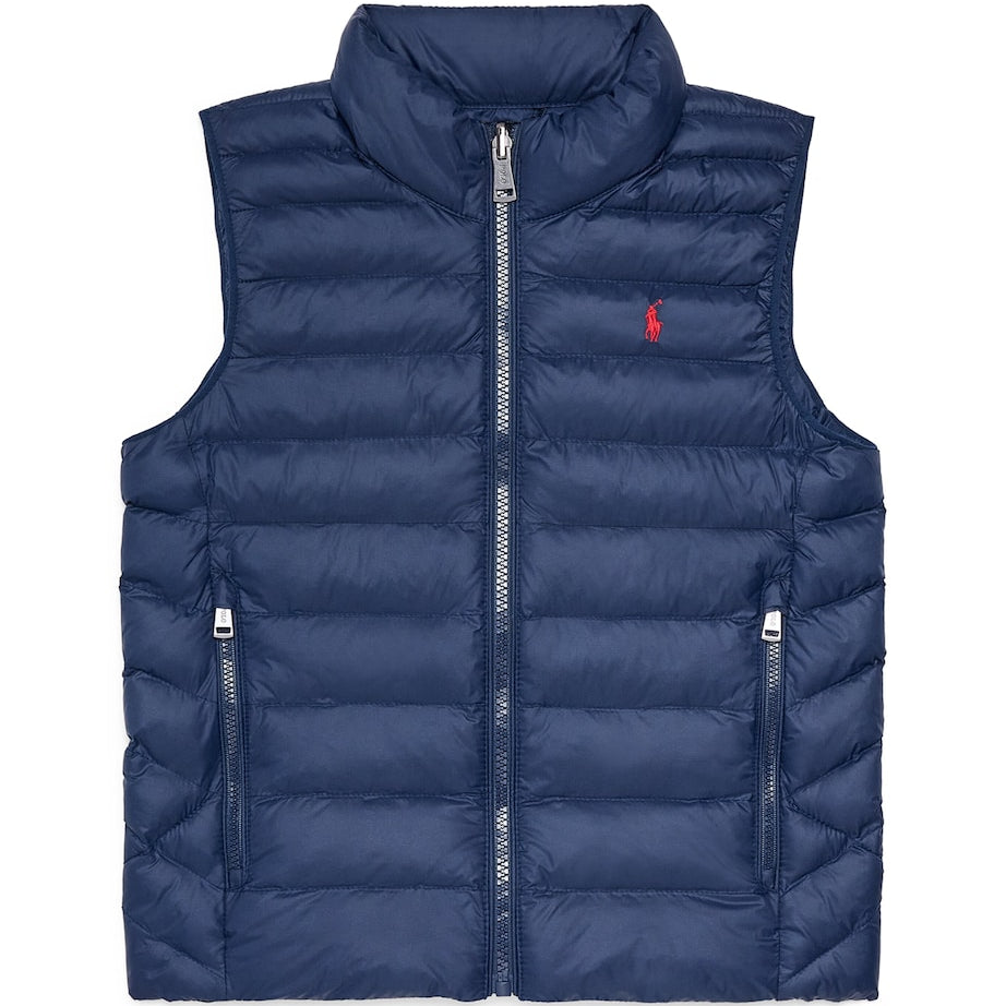 Ralph Lauren Kids Quilted Polo Pony Gilet (2-7 Years)