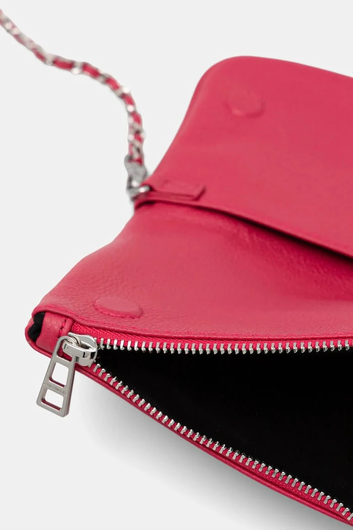 Zadig&Voltaire чанта дамска от кожа ROCK GRAINED LEATHER