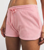 Pink Cotton Terry Towelling Shorts