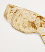 Gold Silk Floral Eye Mask