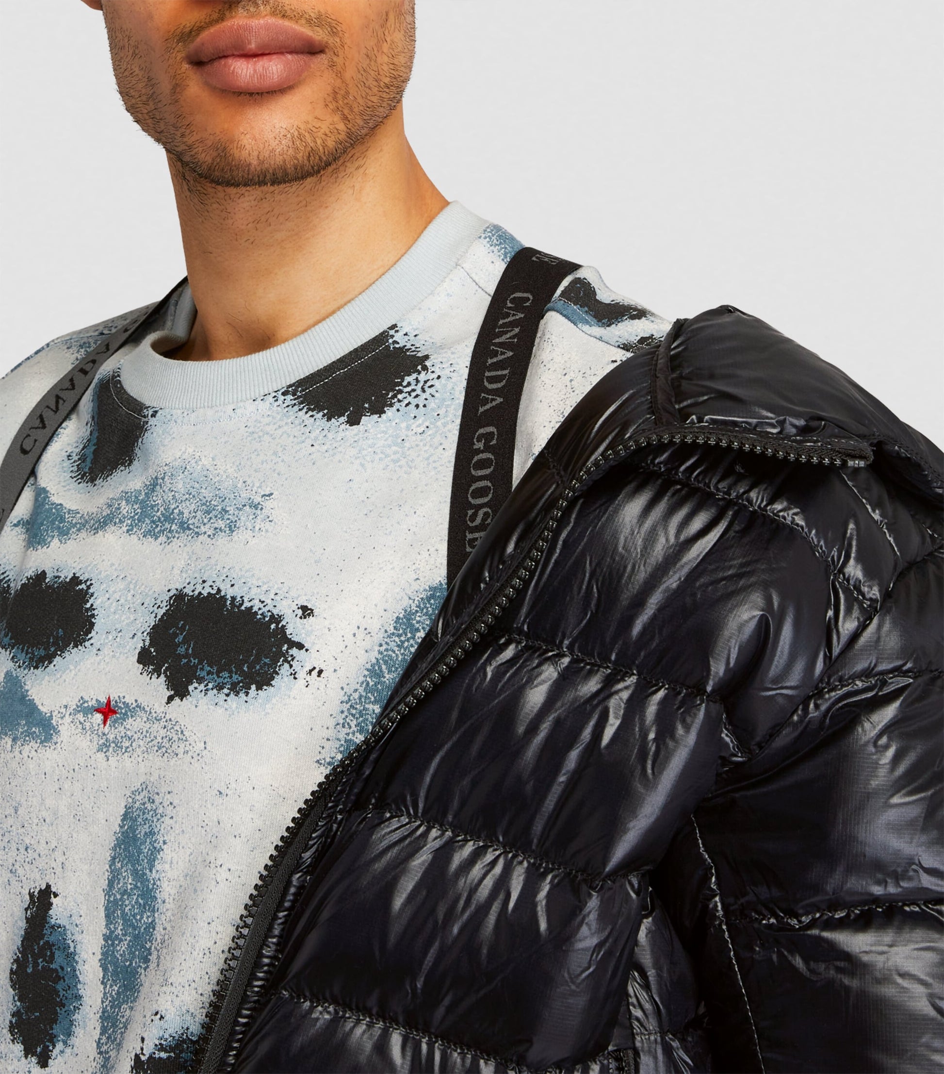 Black Crofton Hooded Jacket