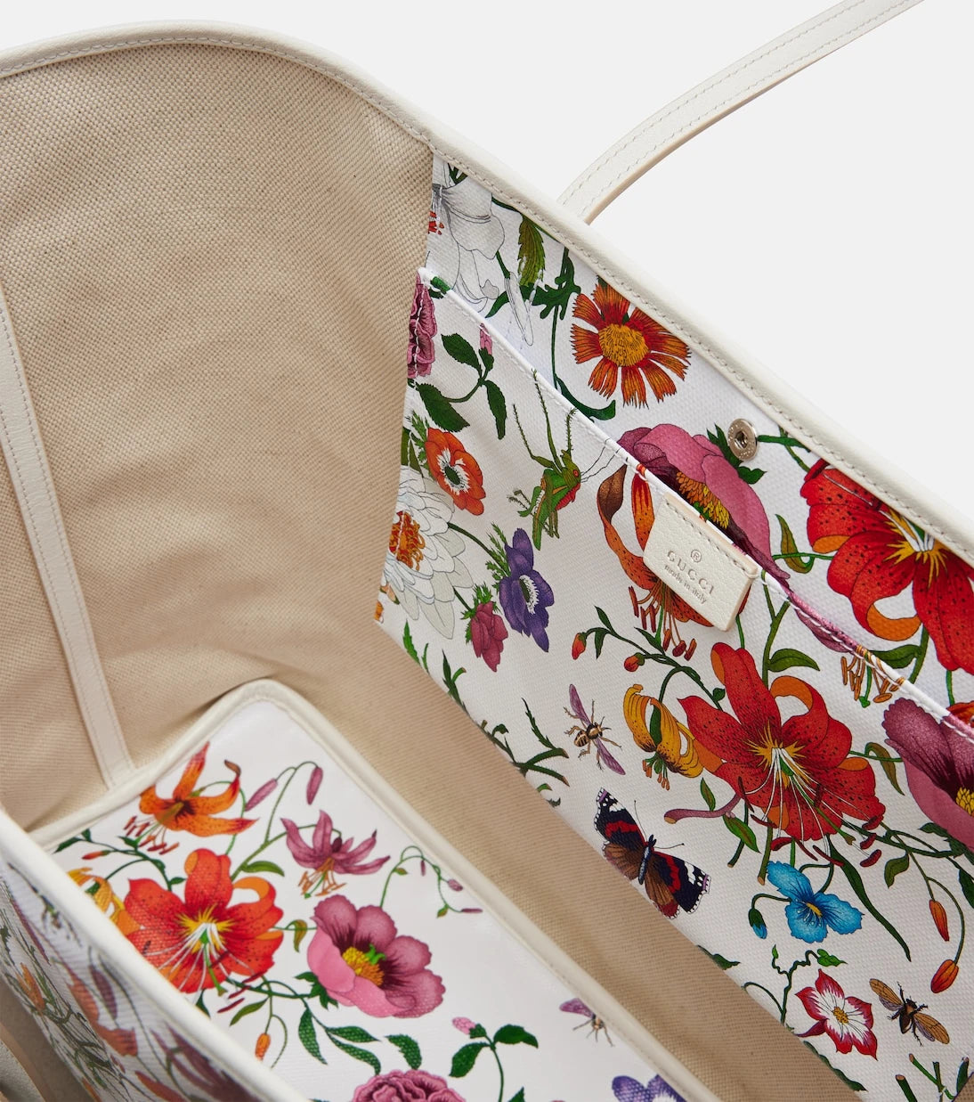 Gucci - Gucci Tribeca Large floral canvas shopper