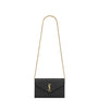 Black Monogram Matelassé Envelope Wallet Bag
