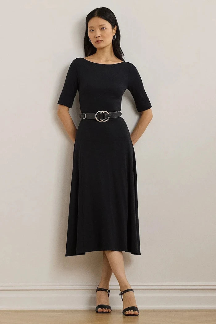 Lauren Ralph Lauren pamuklu kloş elbise