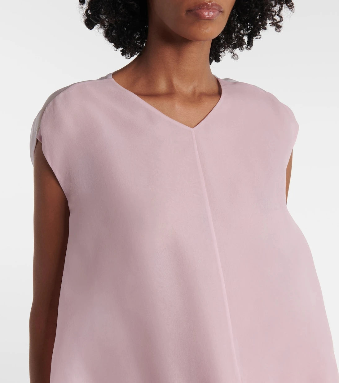 Khaite - Noah silk organza midi dress