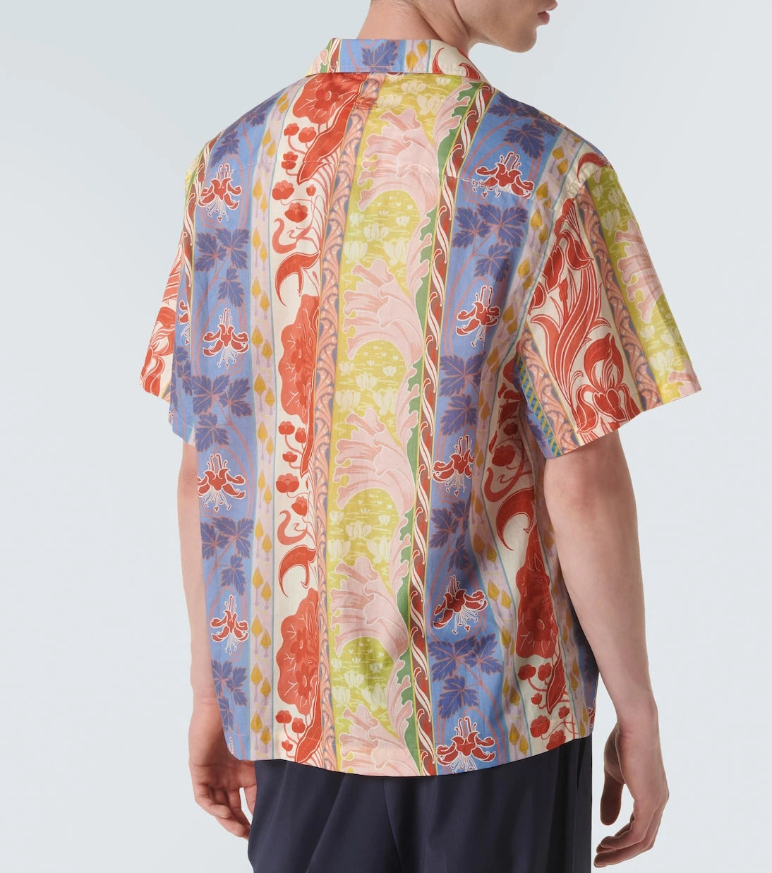 Etro - قميص بولينج قطني مطبوع