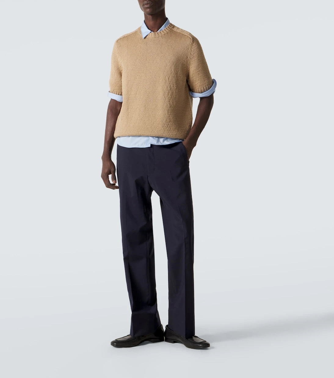 Prada - Wool and mohair straight pants