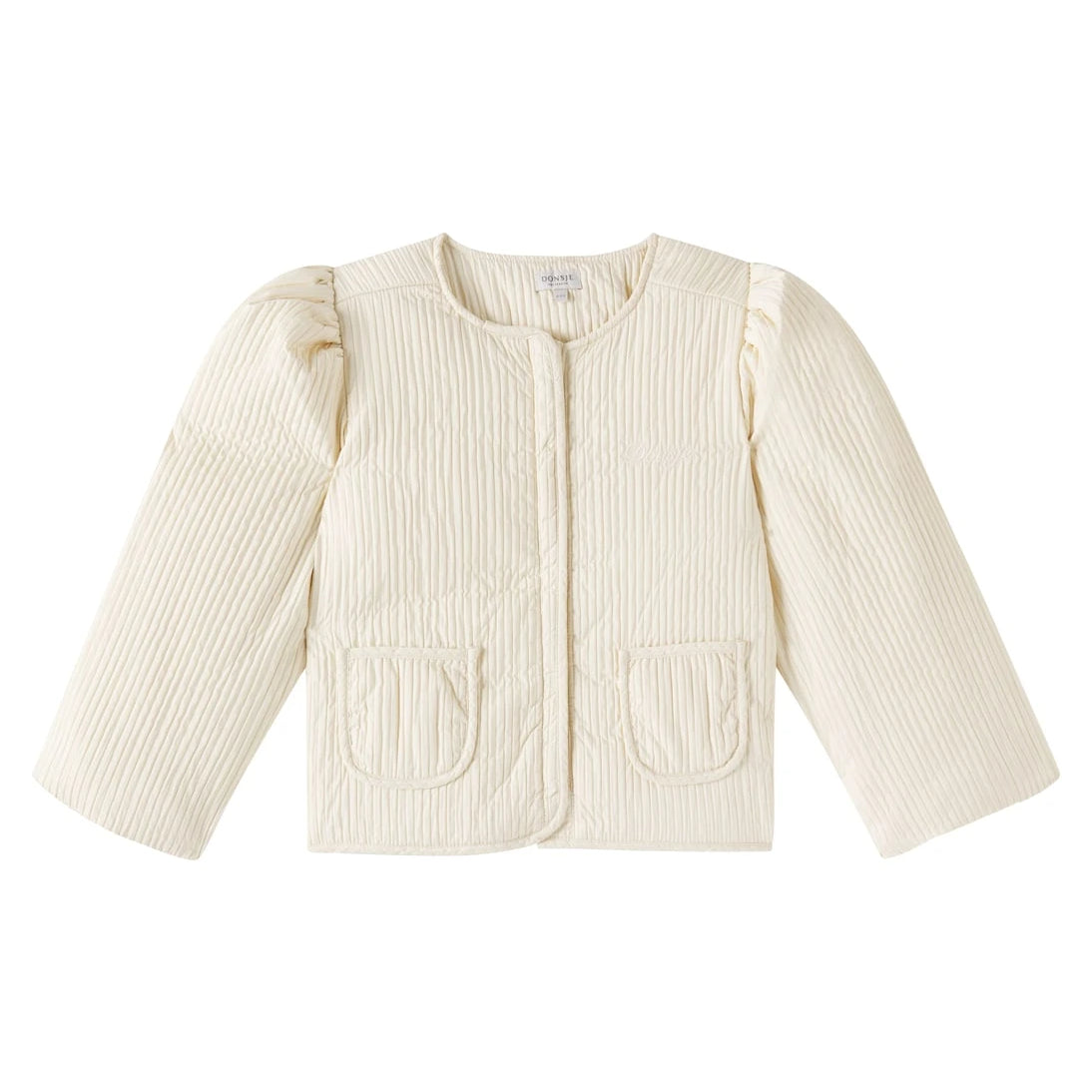 Donsje - Cleasje logo embroidered quilted jacket