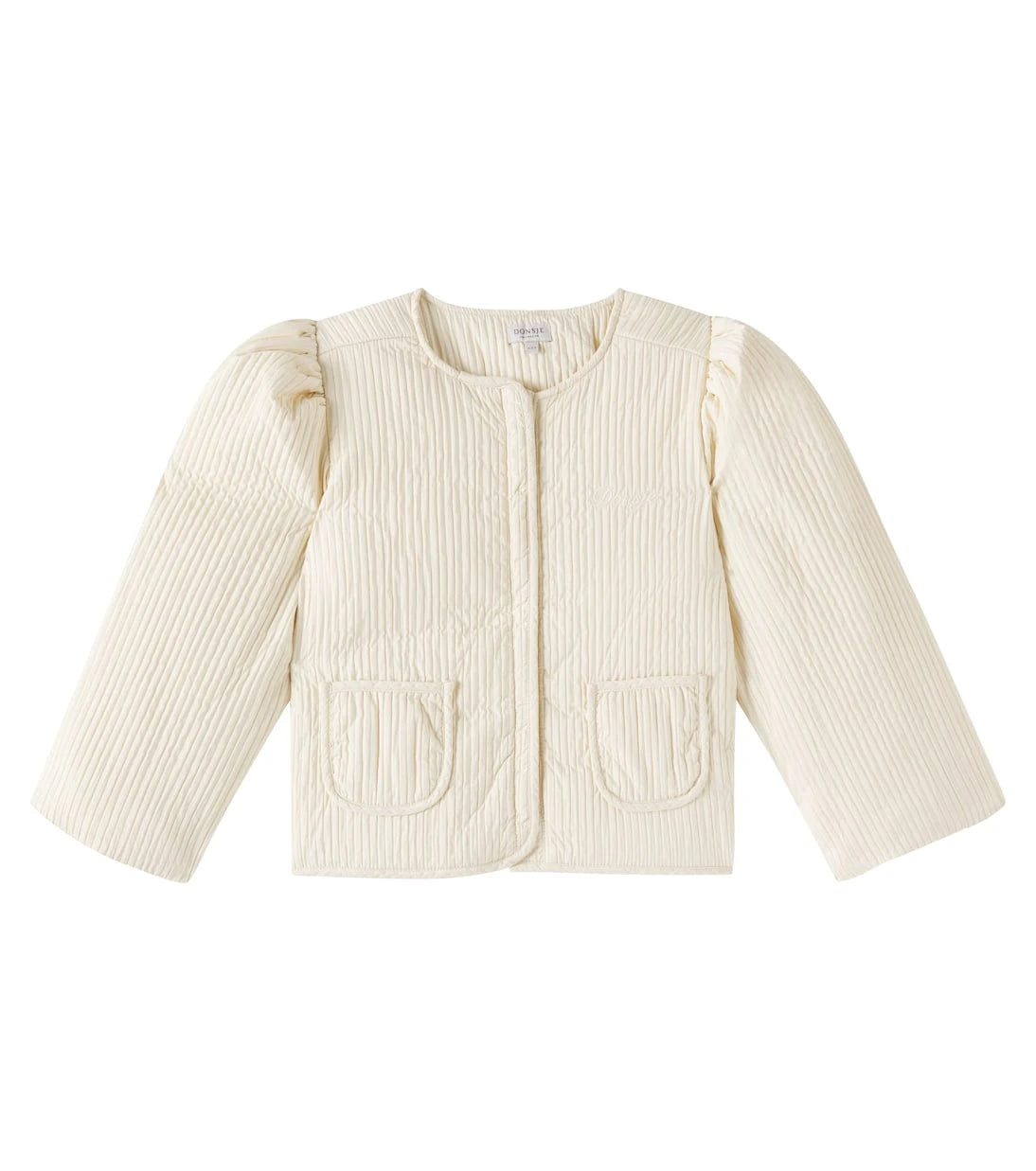 Donsje - Cleasje logo embroidered quilted jacket