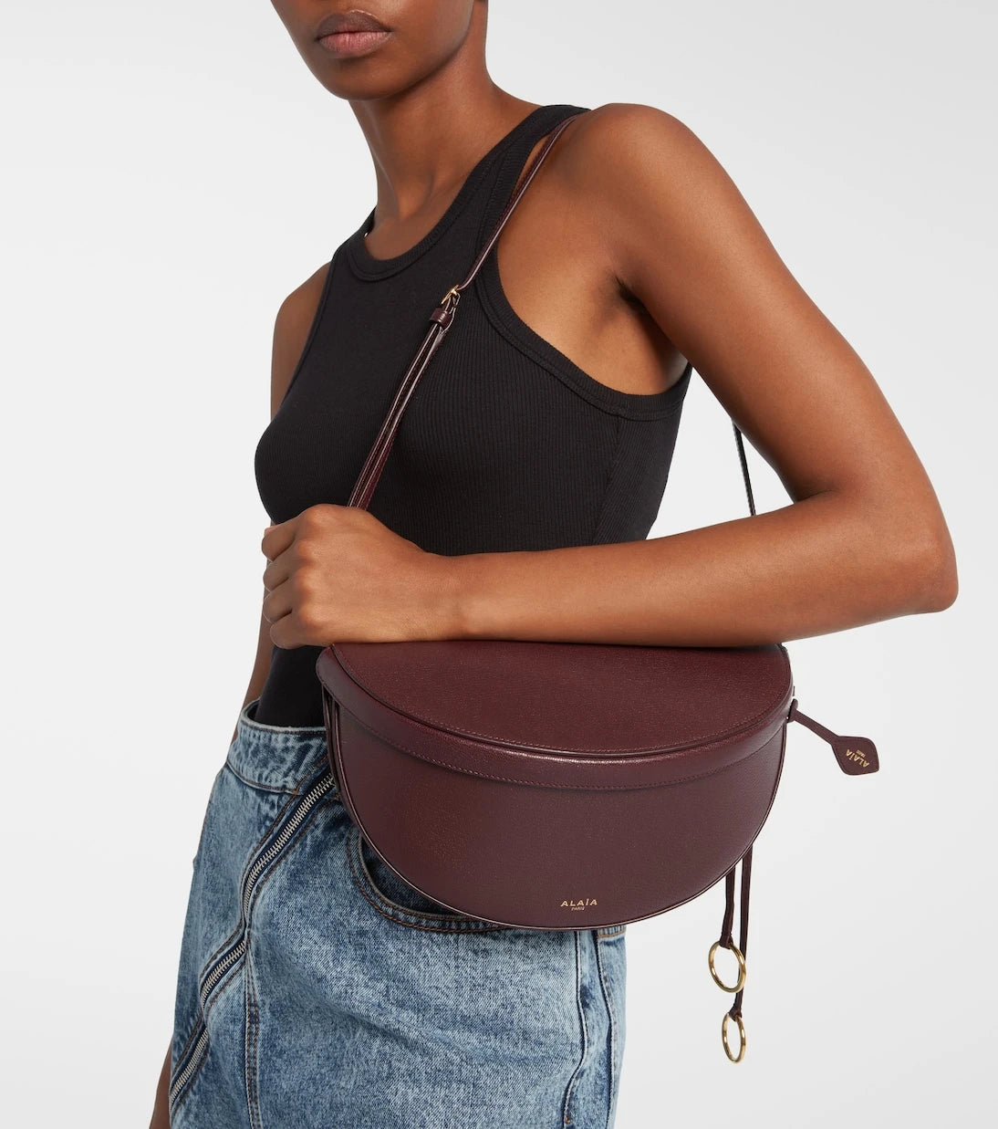 Alaïa - Hip Small leather shoulder bag