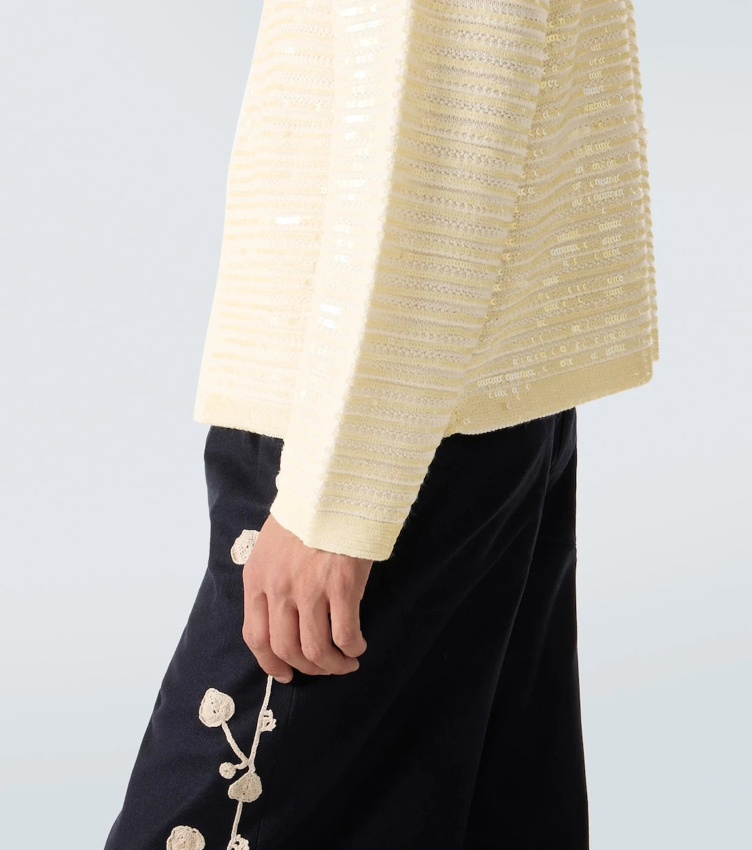 Bode - Pul Işıltılı Embellished Yün Hırka