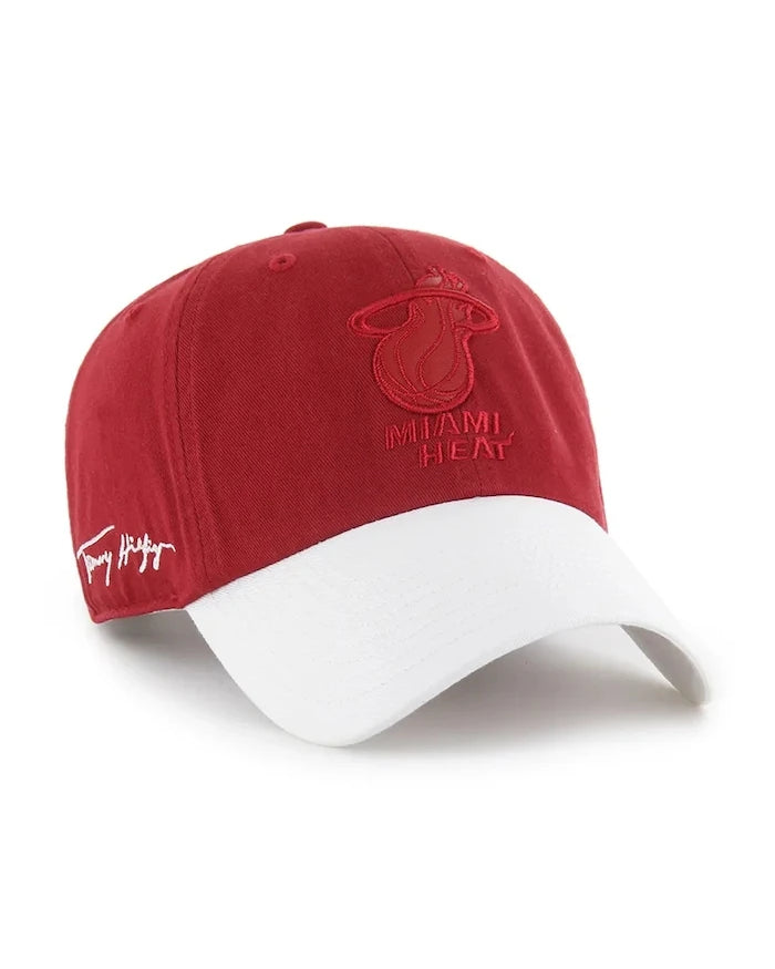 Памучна шапка с козирка 47 brand NBA Miami Heat '47 x Tommy Hilfiger