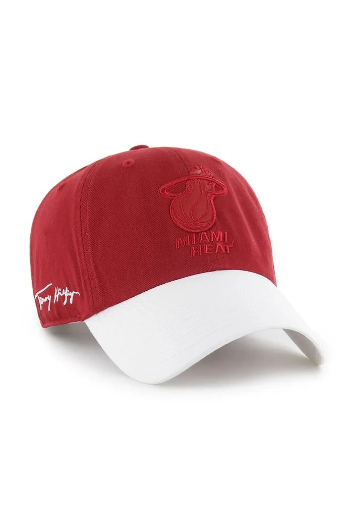 Pamuklu siperlikli şapka 47 brand NBA Miami Heat '47 x Tommy Hilfiger