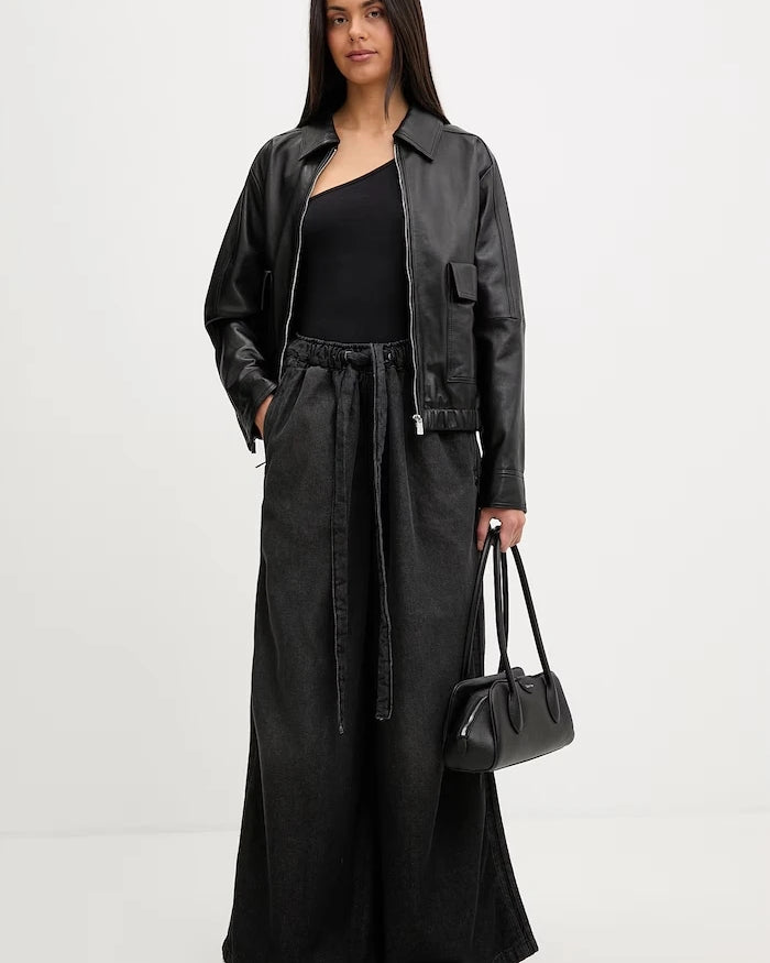 adidas Originals дънки wide leg дамски Essentials