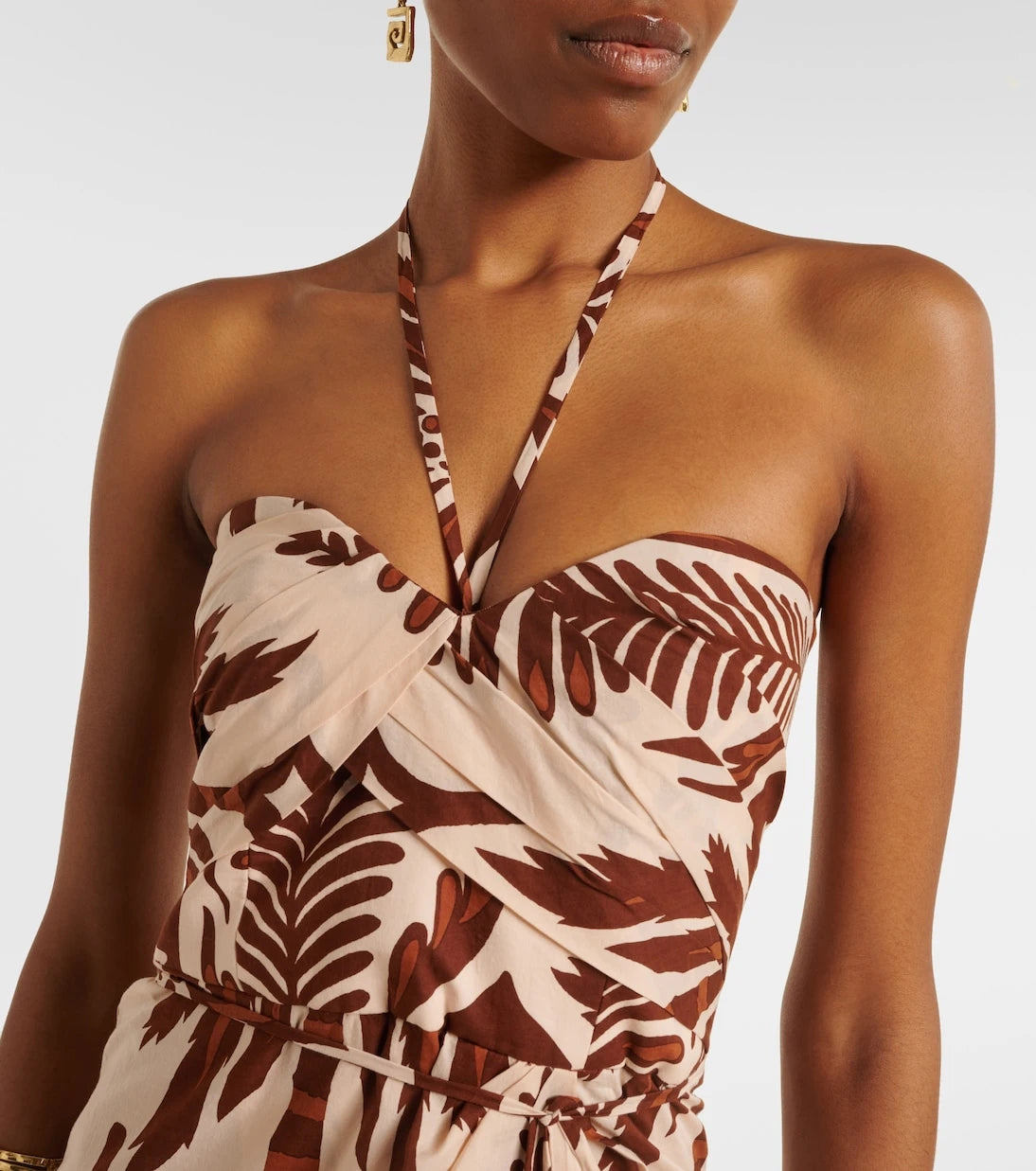Poupette St Barth - Collina printed cotton midi dress