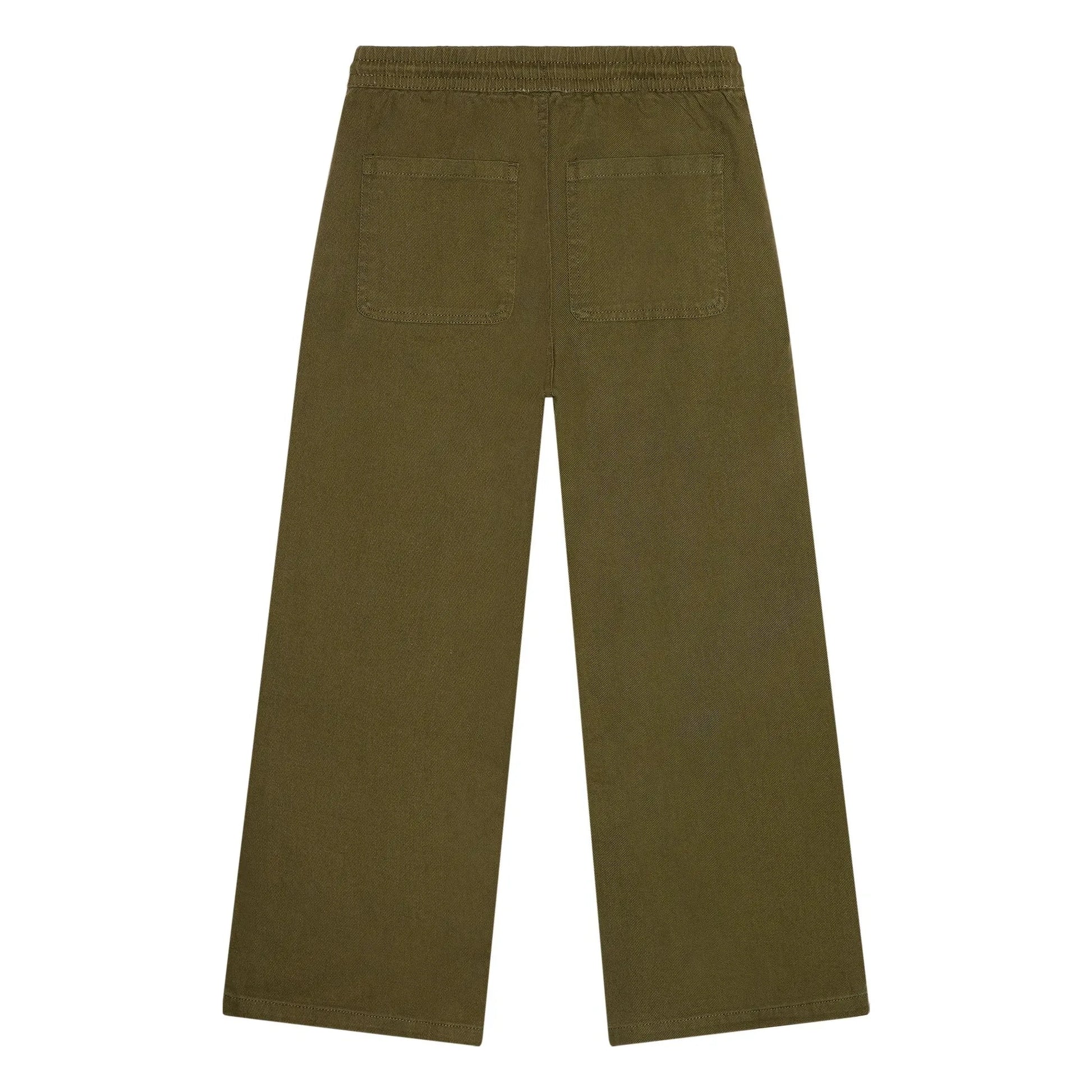 Smallable Kid - Burt Twill Wide Leg Pants | Khaki