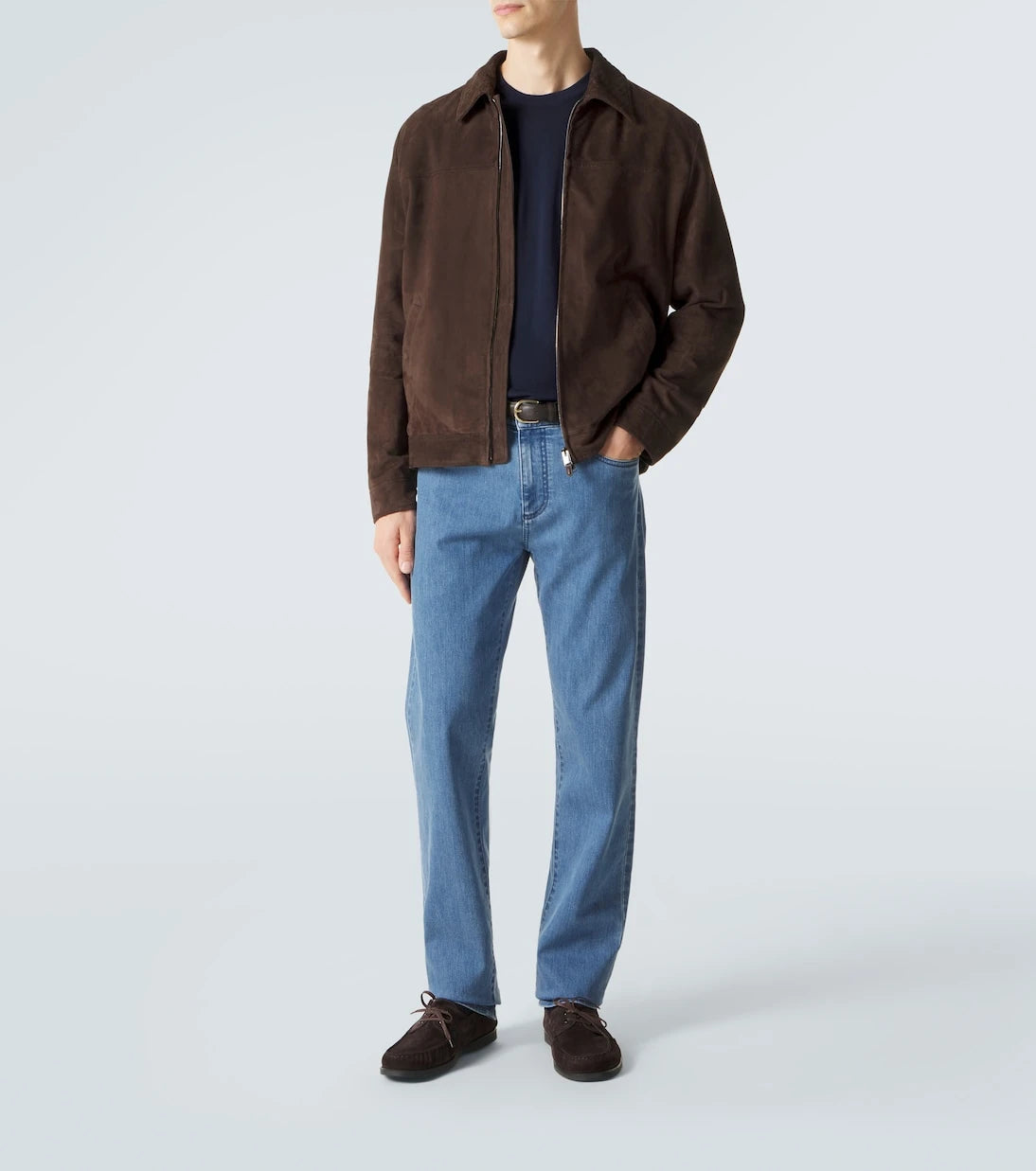Canali - بنطلون جينز بقصة ضيقة