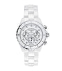 Ceramic, Steel and Diamond J12 Chronograph Watch 41mm