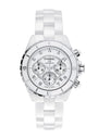 Ceramic, Steel and Diamond J12 Chronograph Watch 41mm