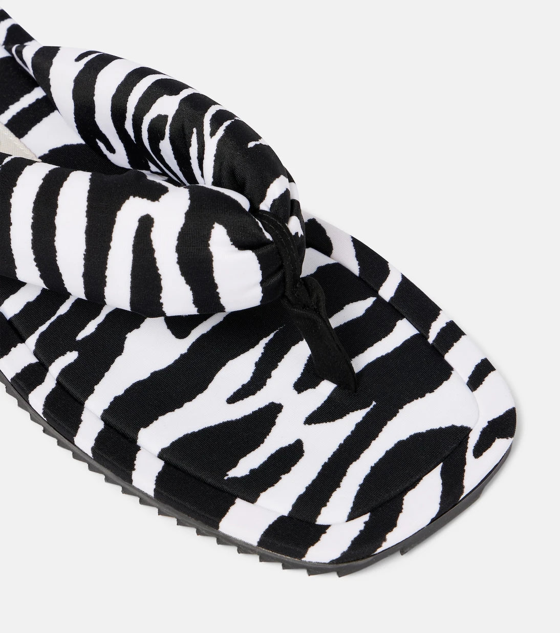 The Attico - Indie zebra-print thong sandals