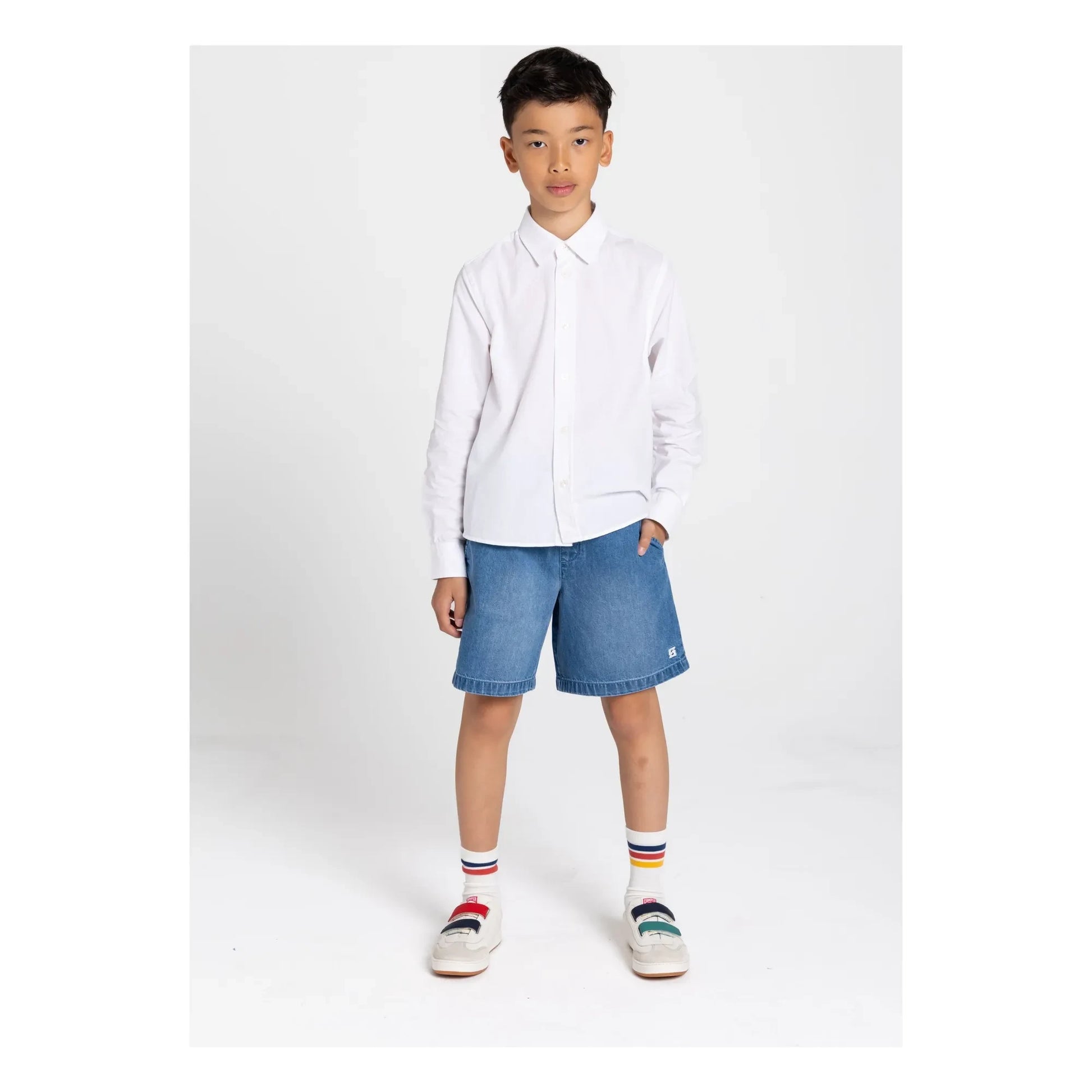 Smallable Kid - Tom Ample Denim Shorts | Blue