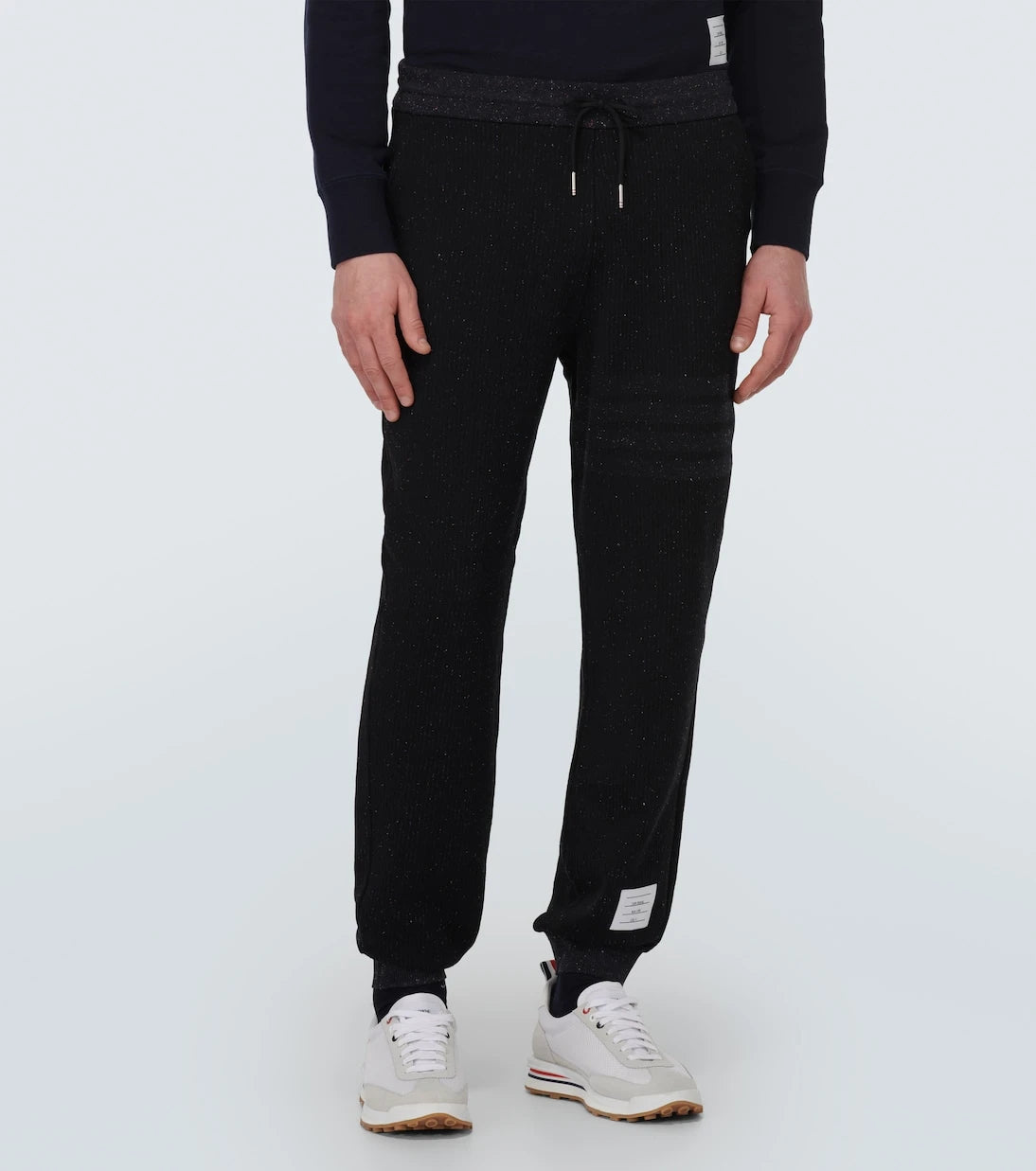 Thom Browne - 4-Bar cotton and silk sweatpants