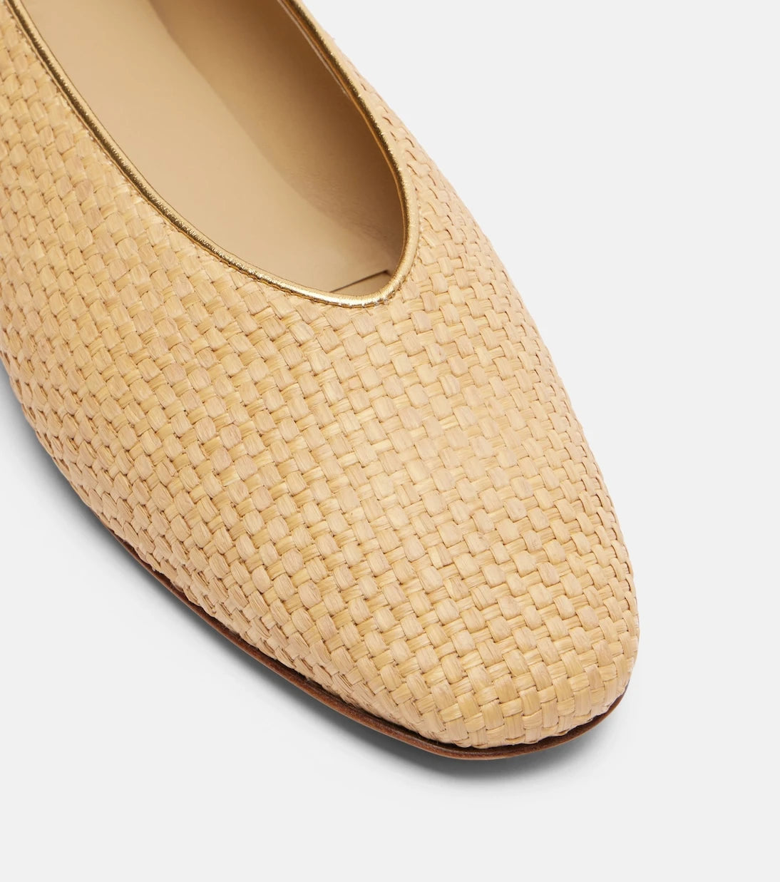 Le Monde Béryl - Regency raffia ballet flats