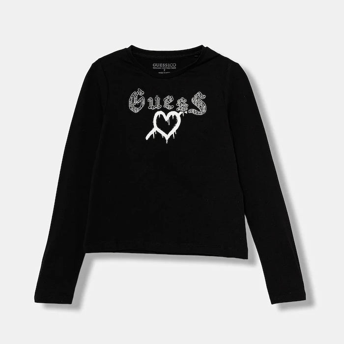 Детска блуза с дълги ръкави Guess