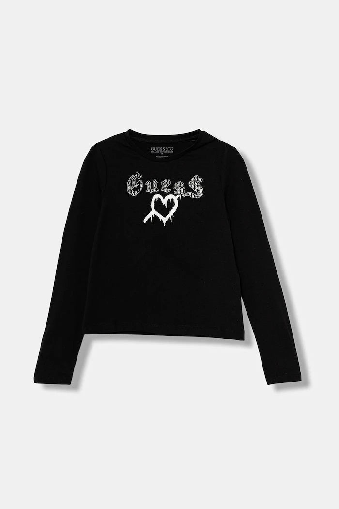 Детска блуза с дълги ръкави Guess
