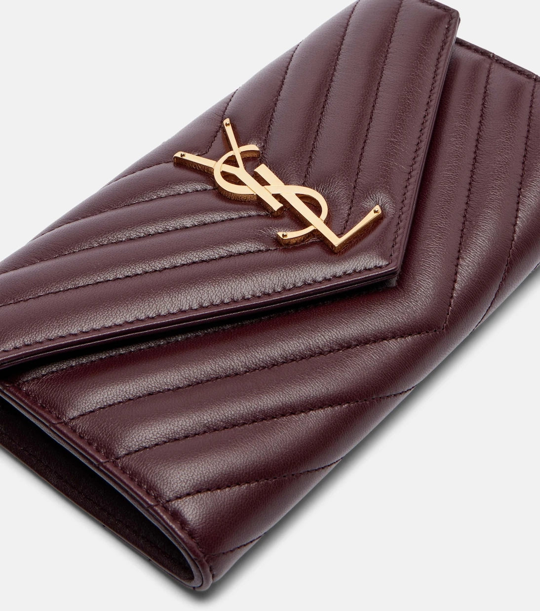 Saint Laurent - Cassandre matelassé leather wallet