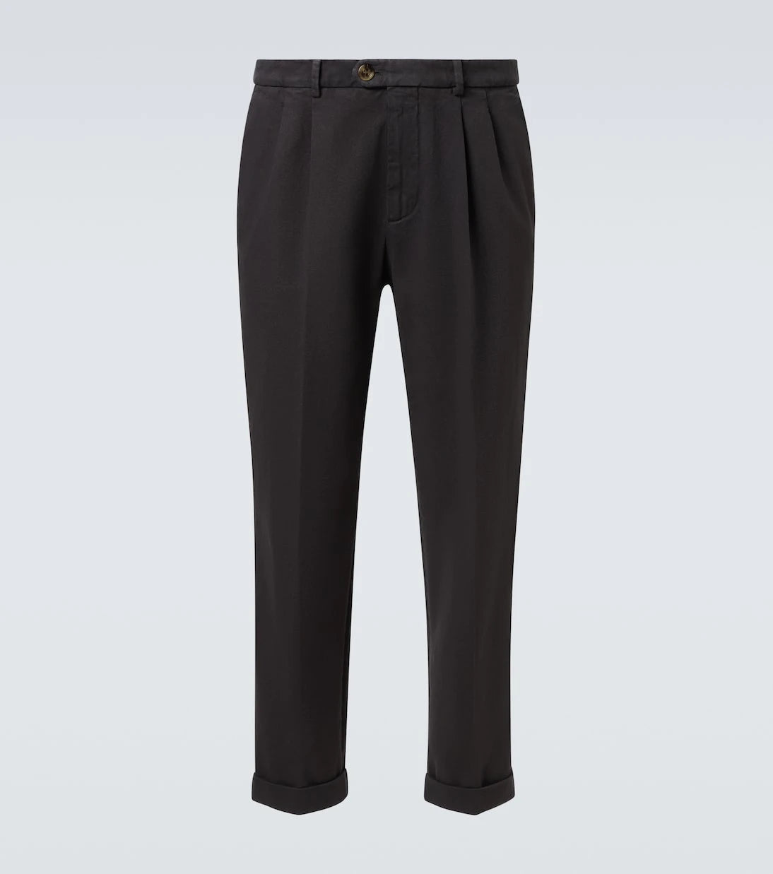 Brunello Cucinelli - Cotton straight pants