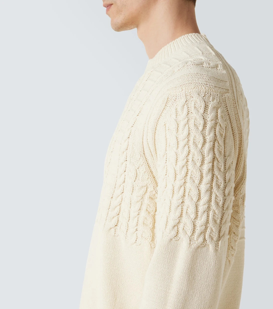 Dunhill - Cable-knit cotton sweater