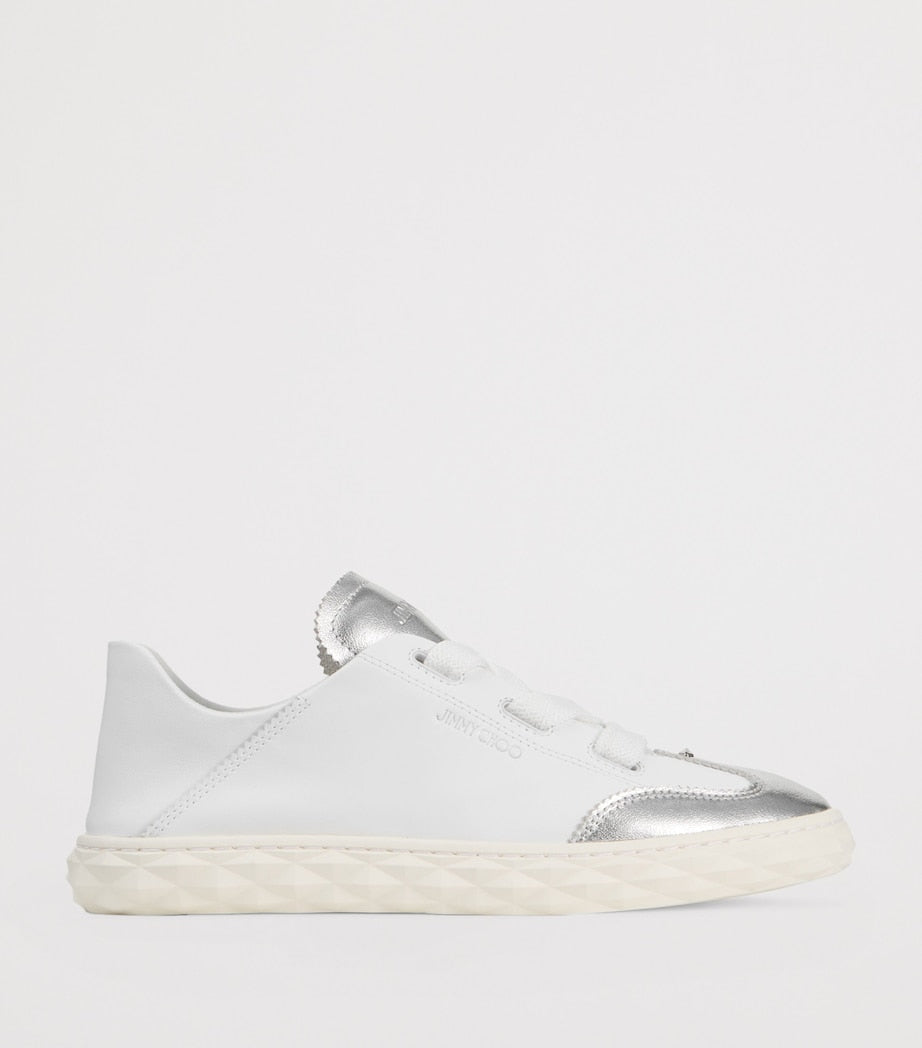 Jimmy Choo Silver Diamond Light Flex F Sneakers