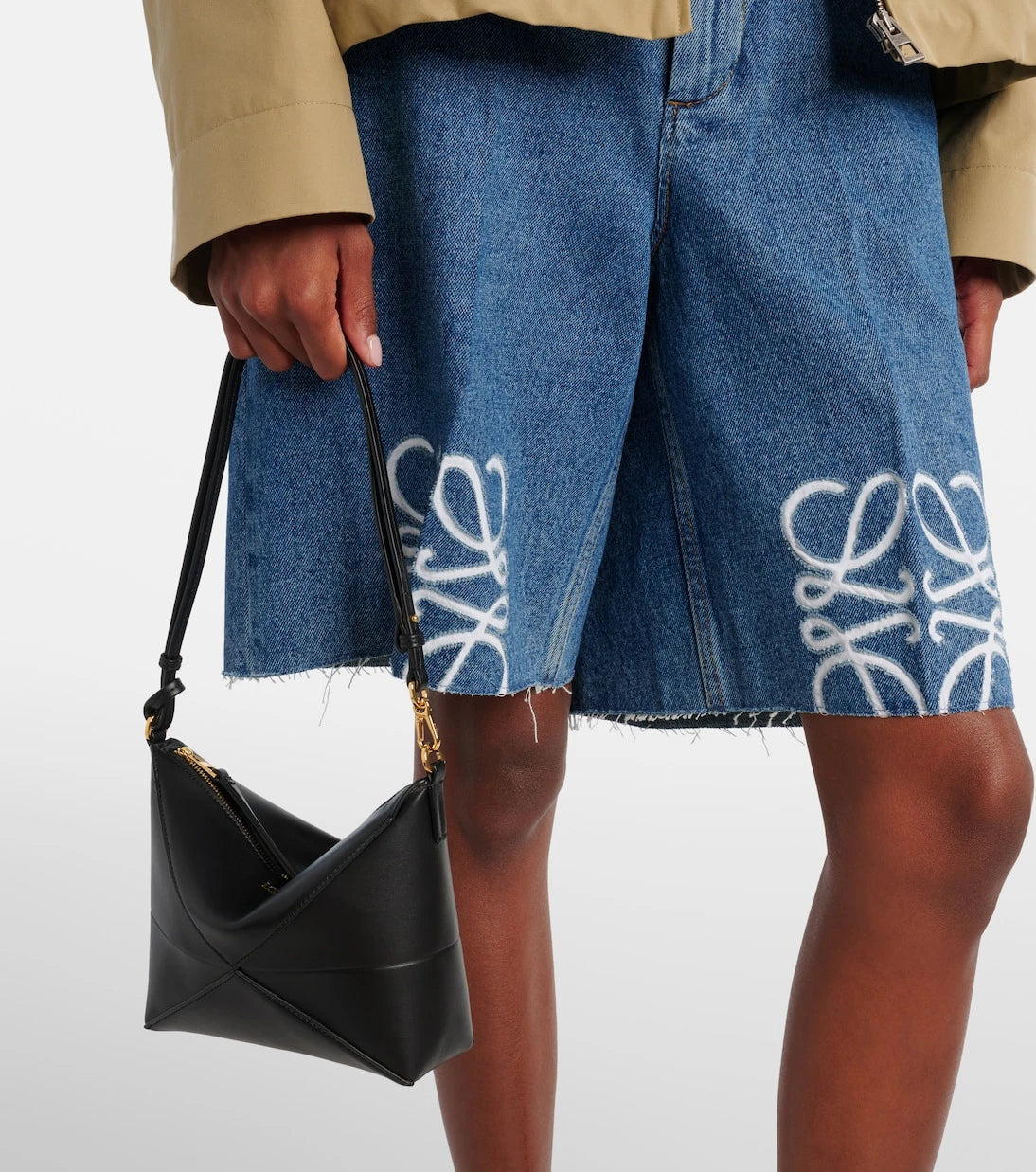 Loewe - Puzzle Fold leather shoulder bag