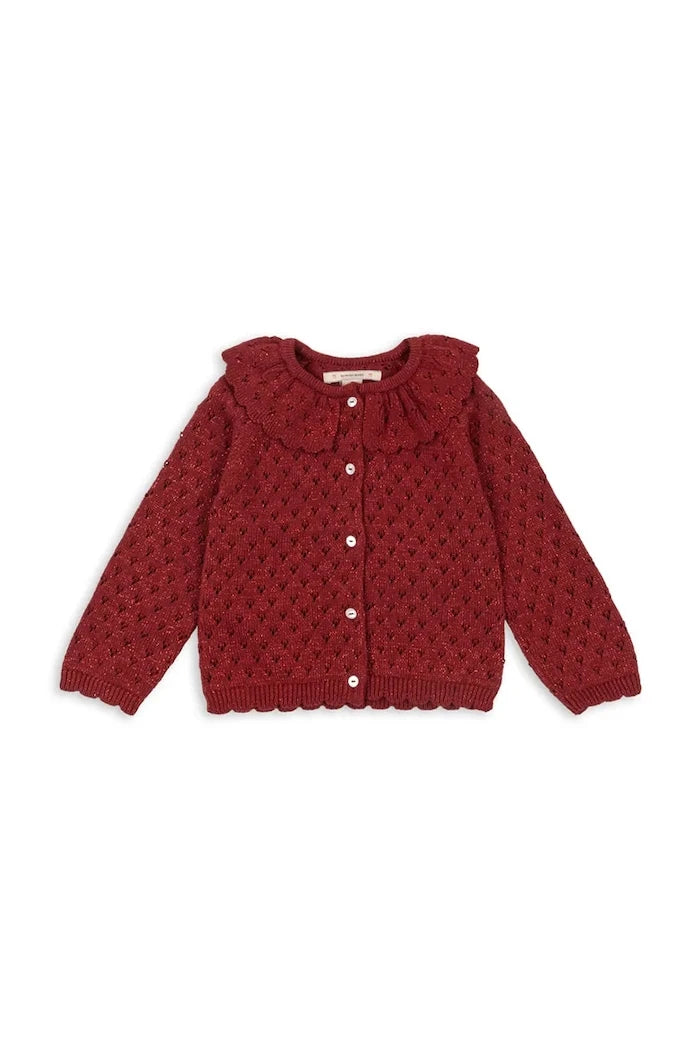 Детска жилетка Konges Sløjd HOLIDAY KNIT CARDIGAN