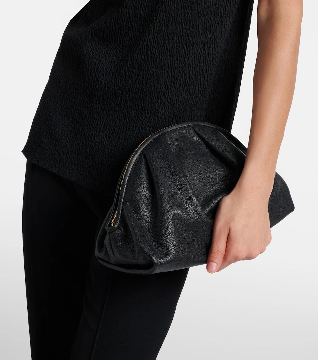 The Row - Charlotte Small leather clutch