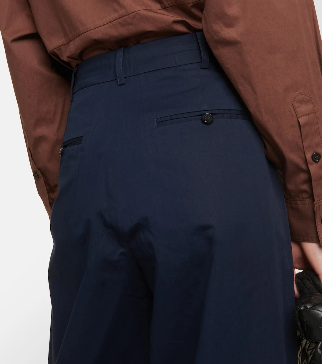 CO - Cotton and silk poplin wide-leg pants
