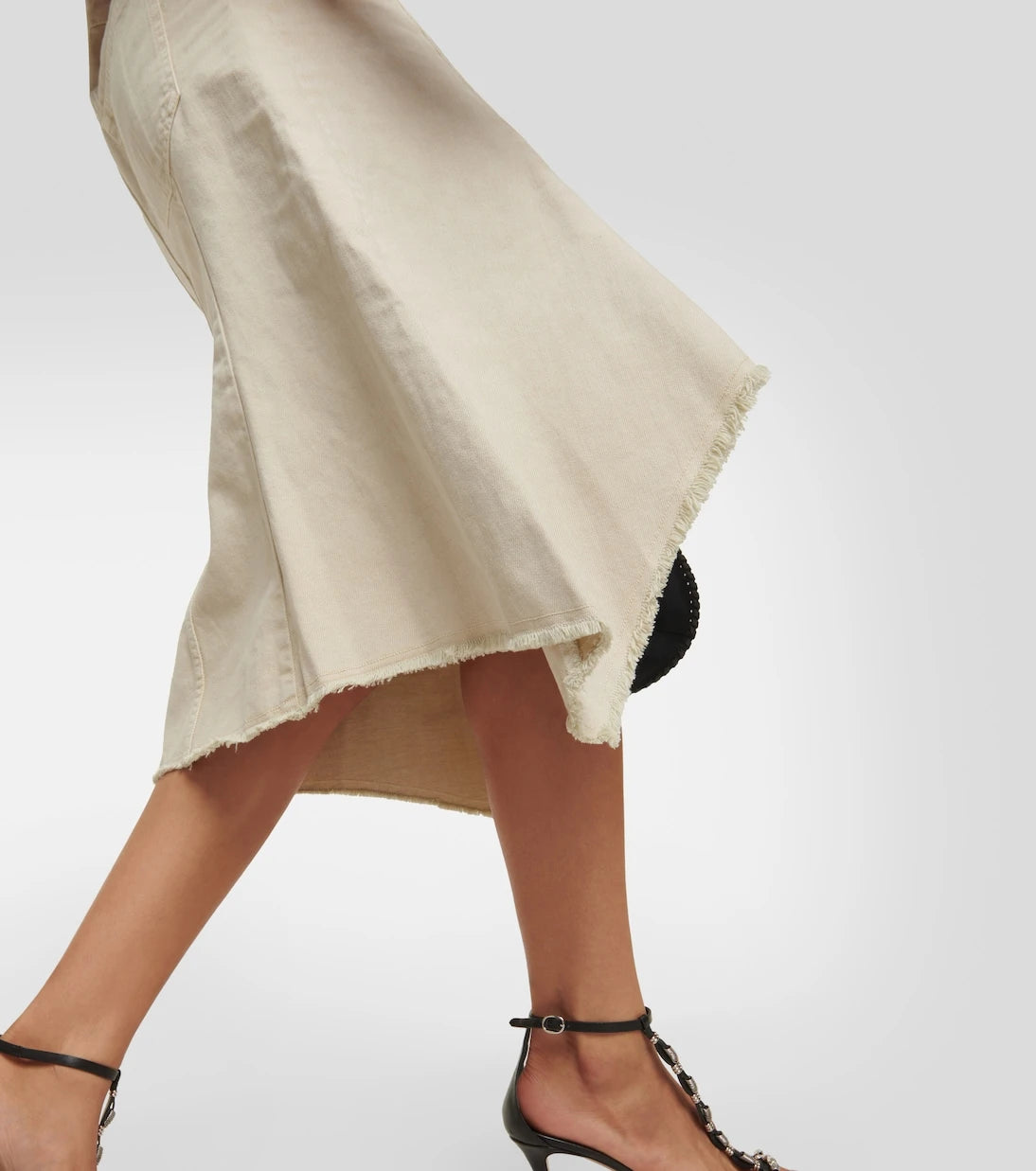 Isabel Marant - Nyda denim midi skirt