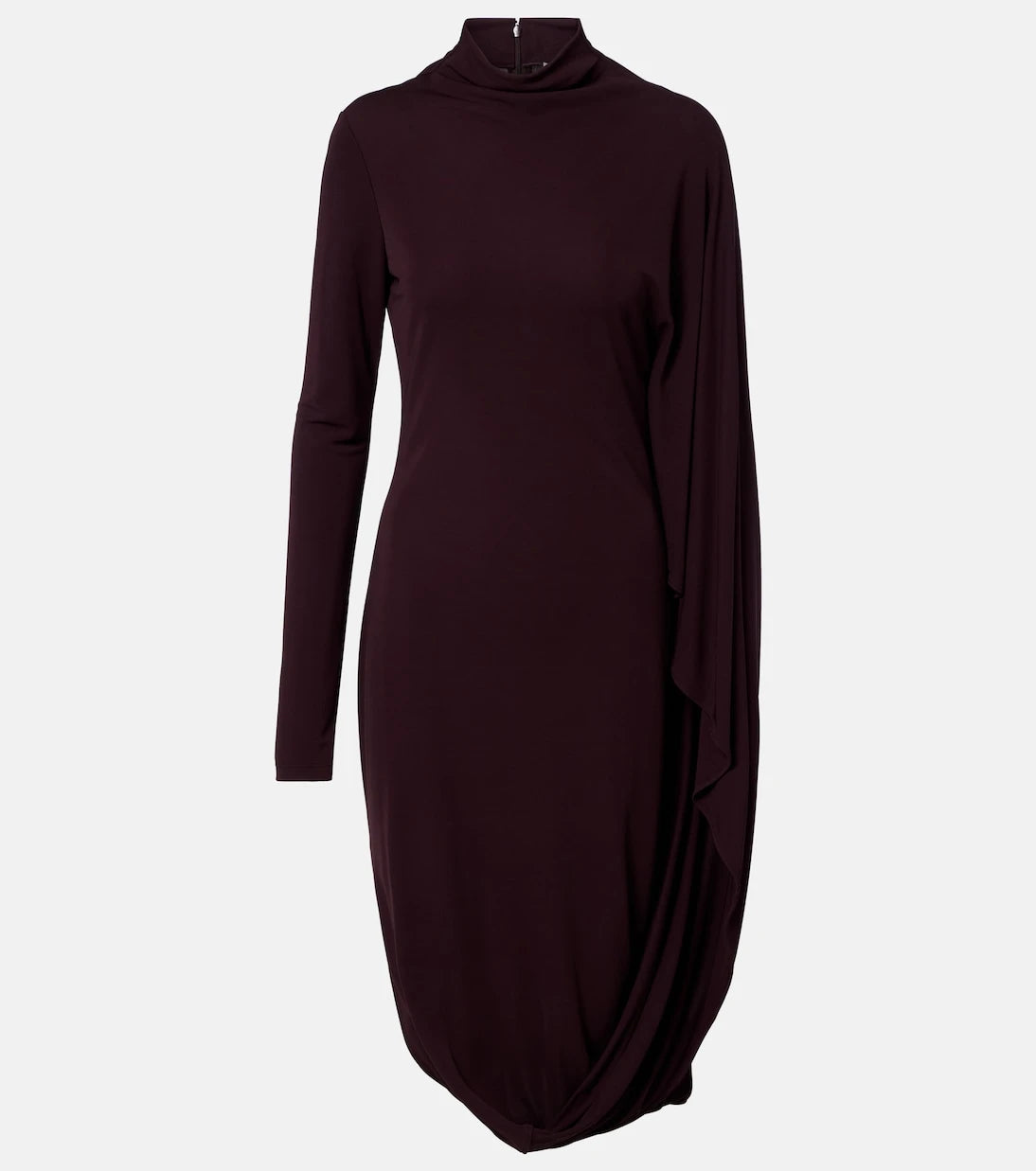 Stella McCartney - Caped crêpe jersey minidress