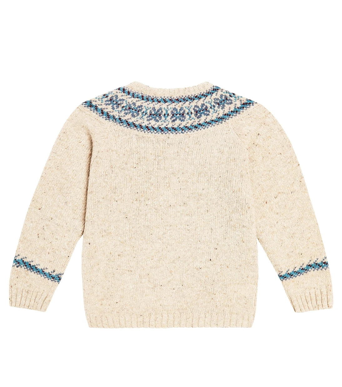 La Coqueta - Fair Isle wool-blend intarsia sweater