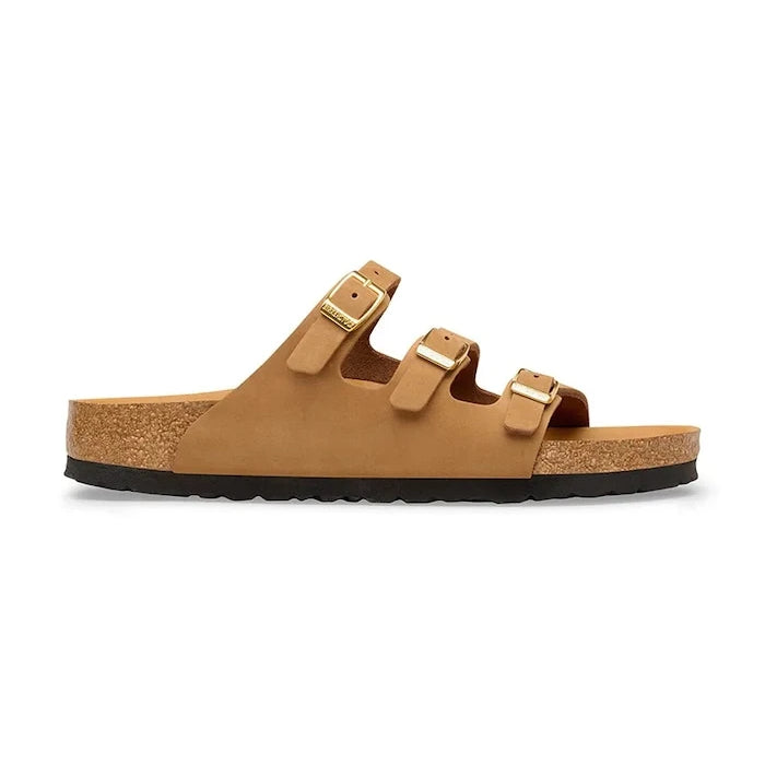 Birkenstock Düz Taban Kadın Nubuk Florida Terlik
