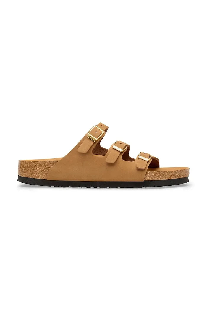 Birkenstock Düz Taban Kadın Nubuk Florida Terlik