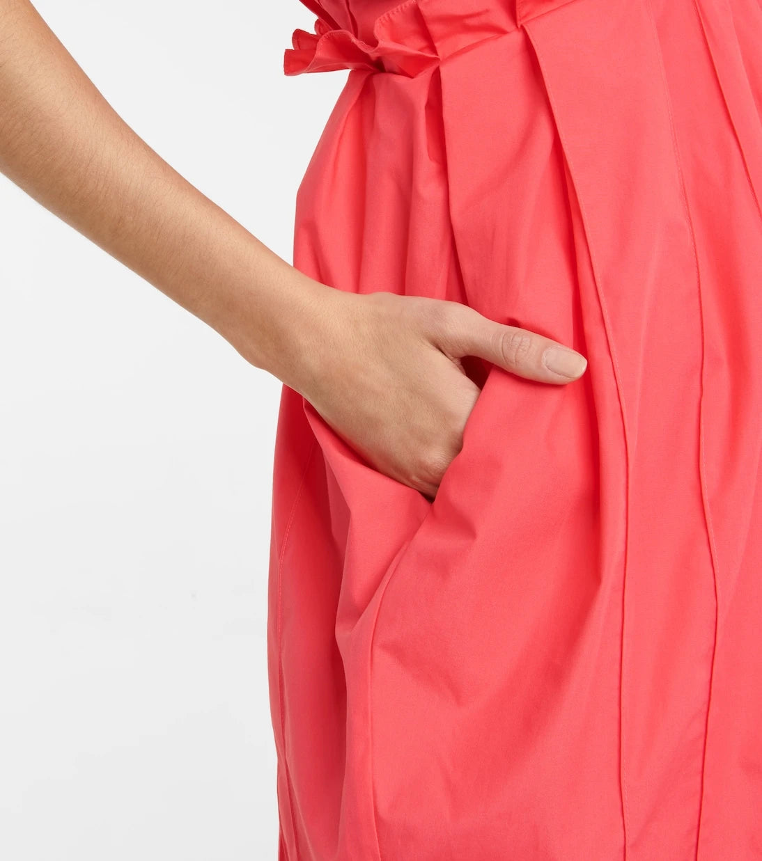 Roksanda - Deidre pleated cotton minidress
