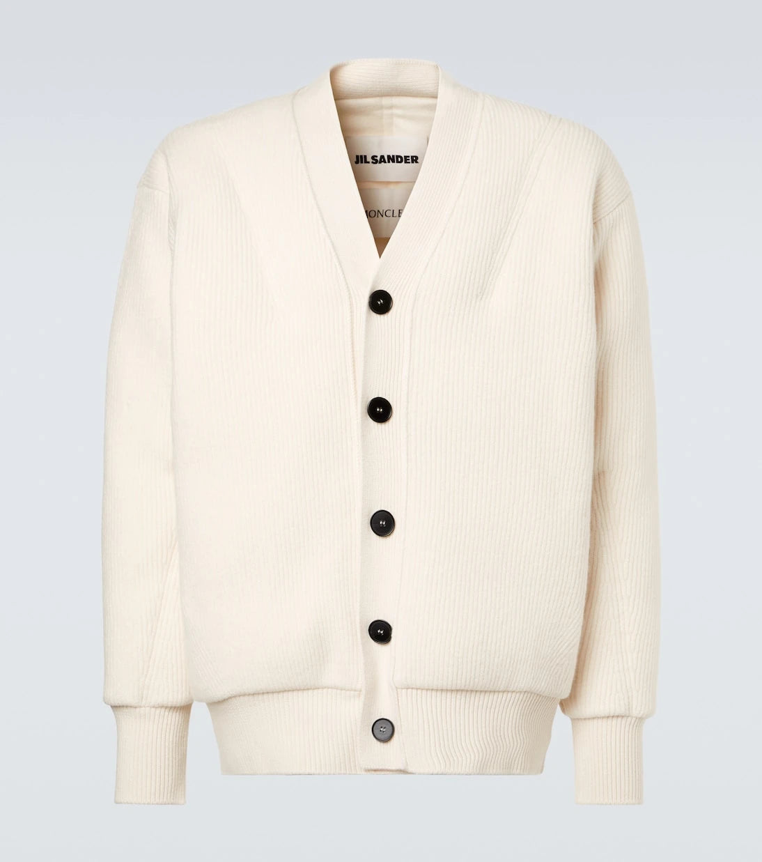 Moncler Genius - + Jil Sander virgin wool down cardigan