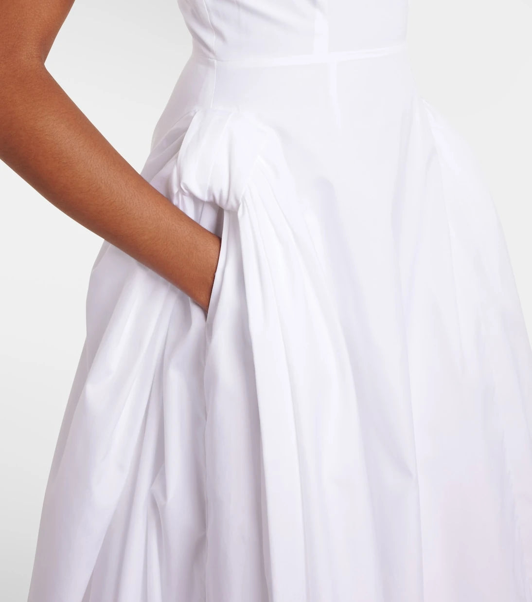 Simone Rocha - Puff-sleeve cotton poplin midi dress