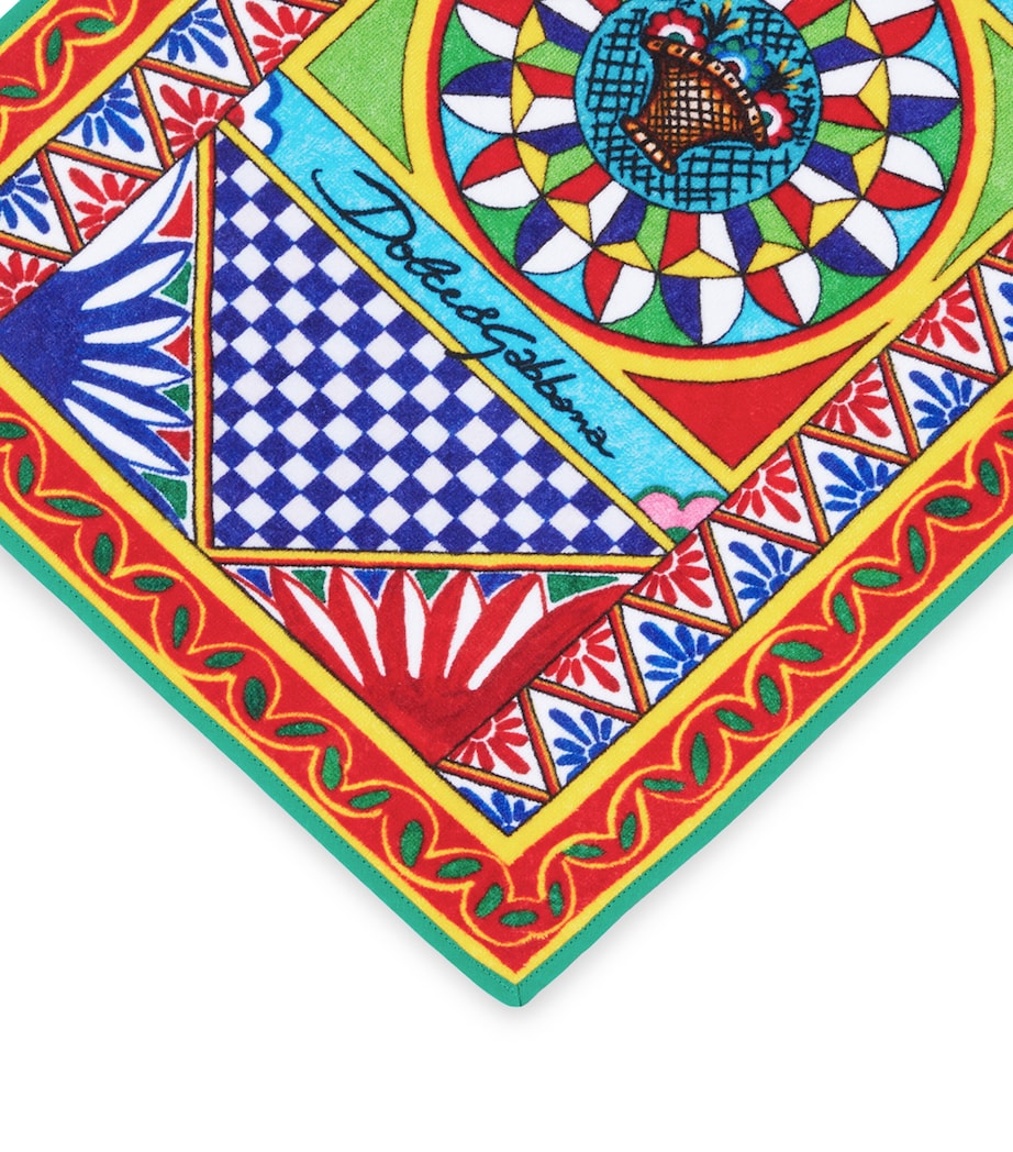 Dolce & Gabbana Casa Carretto Siciliano Guest Towel (40cm x 60cm)
