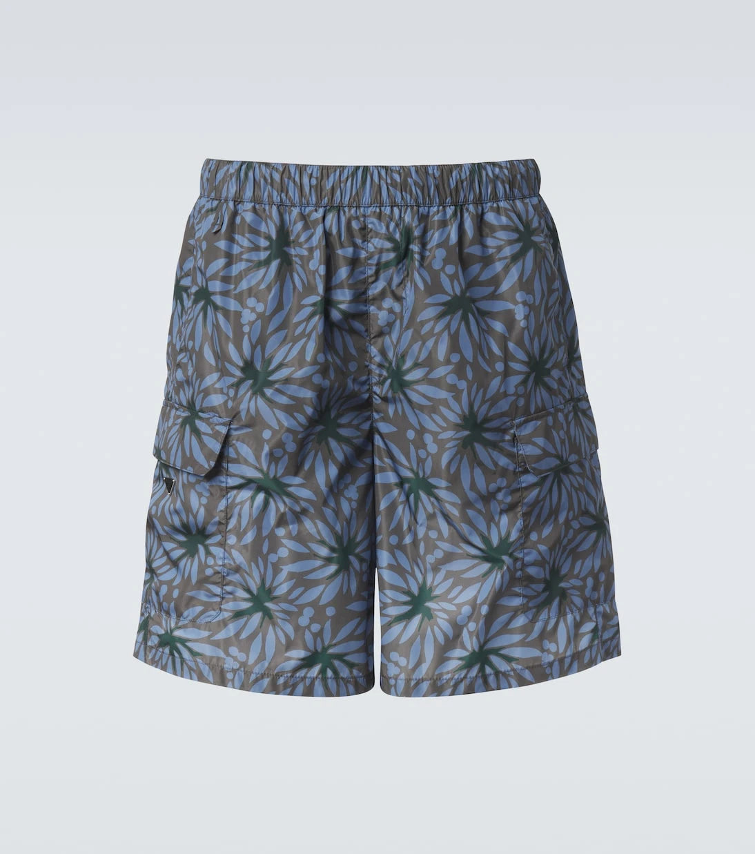 Prada - Re-Nylon floral swim trunks