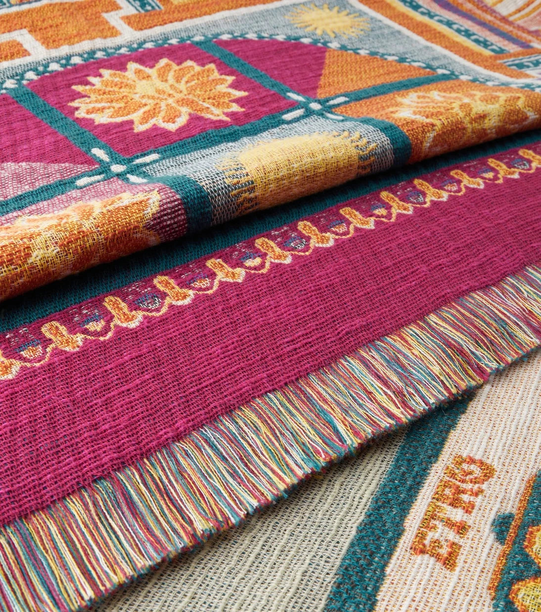 Etro - Shanti embroidered cotton throw