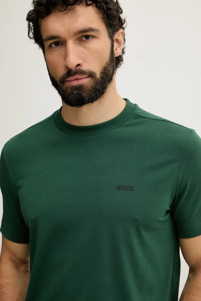 BOSS Green erkek pamuk elastan Tişört